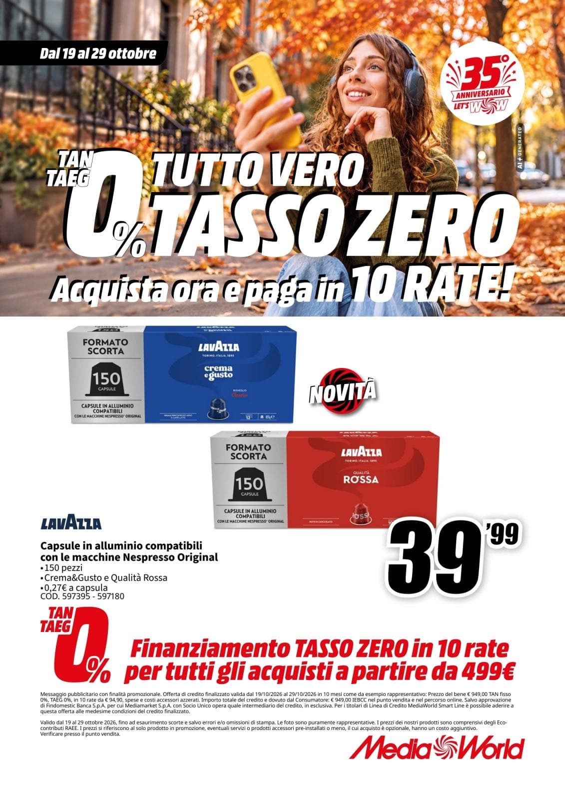 Pagina 77. del volantino MediaWorld - TUTTO VERO TASSO ZERO