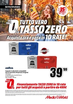 Pagina 77 del volantino MediaWorld TUTTO VERO TASSO ZERO