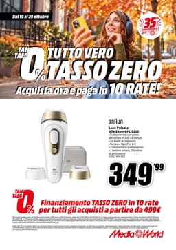 Pagina 80 del volantino MediaWorld TUTTO VERO TASSO ZERO