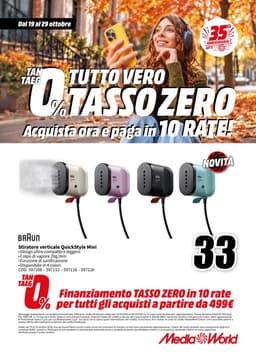 Pagina 81 del volantino MediaWorld TUTTO VERO TASSO ZERO