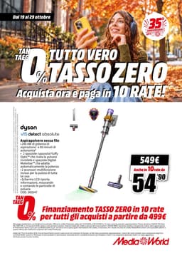 Pagina 83 del volantino MediaWorld TUTTO VERO TASSO ZERO