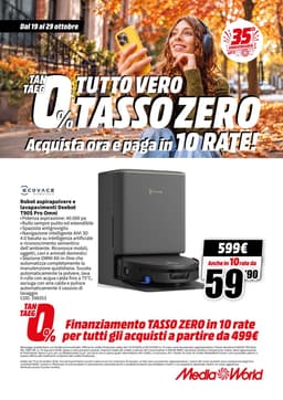 Pagina 84 del volantino MediaWorld TUTTO VERO TASSO ZERO