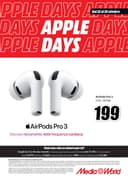 Copertina del volantino MediaWorld Apple Days 