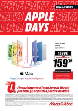 Pagina 2 del volantino MediaWorld Apple Days 
