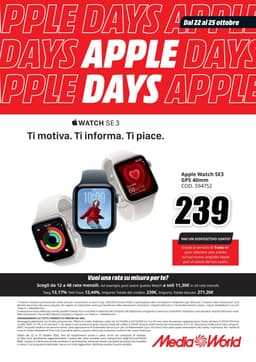 Pagina 8 del volantino MediaWorld Apple Days 