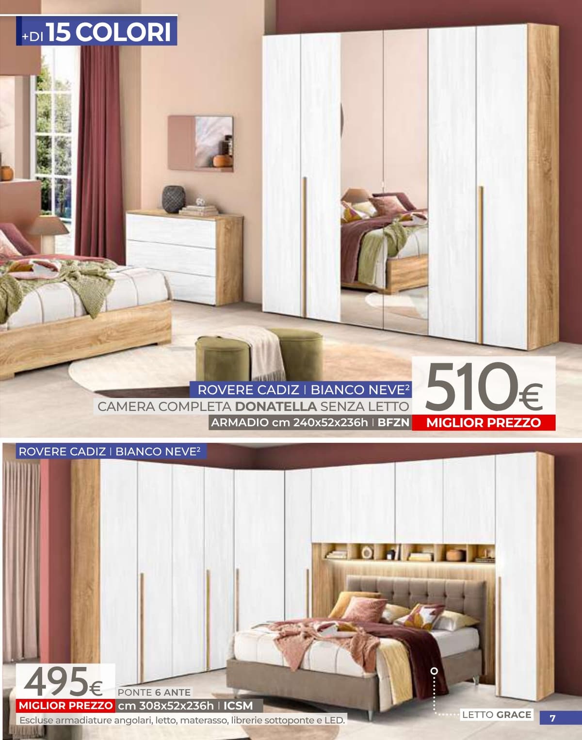 Pagina 7. del volantino Mondo Convenienza - Speciale Camere dal 14/07/2026