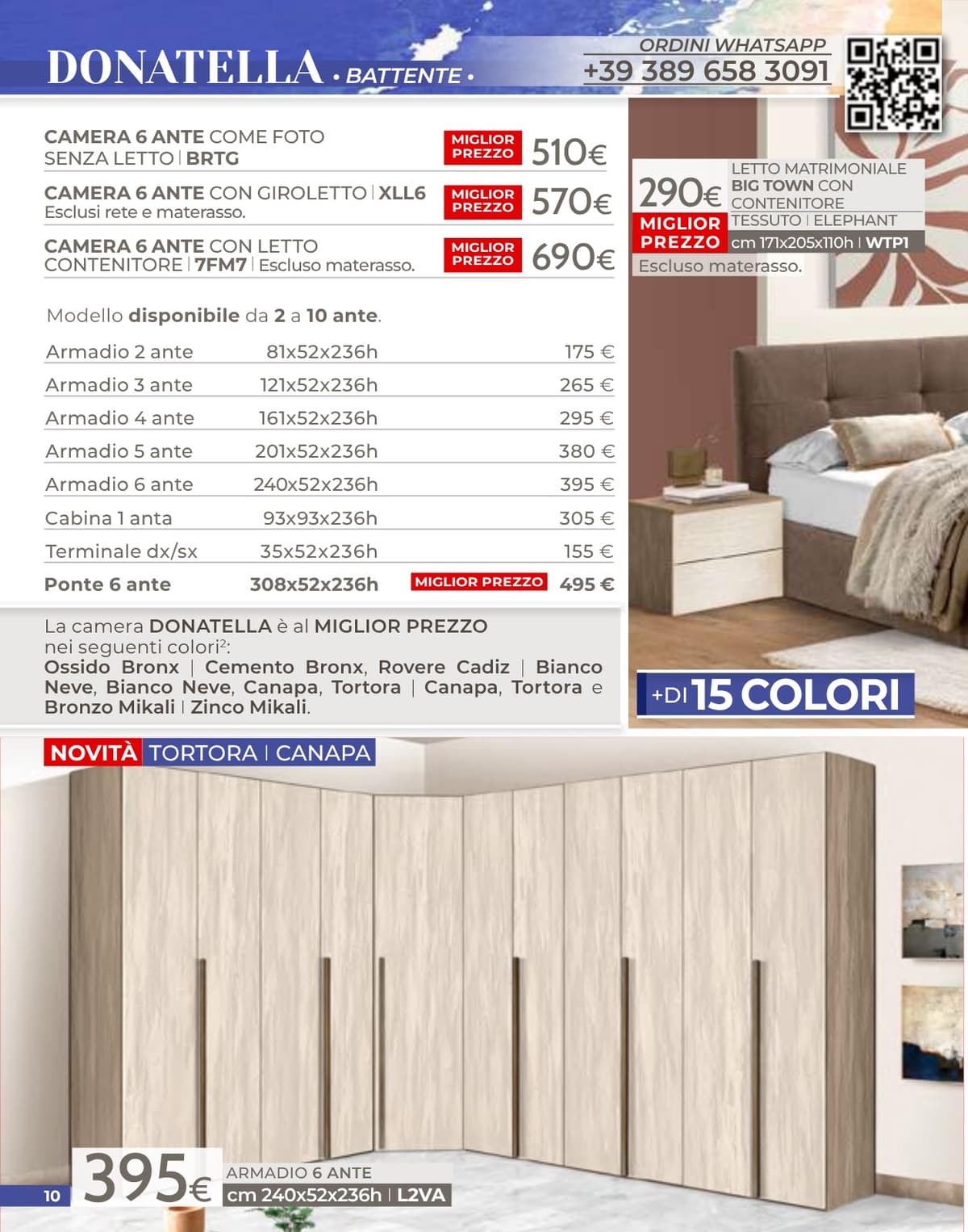 Pagina 10. del volantino Mondo Convenienza - Speciale Camere