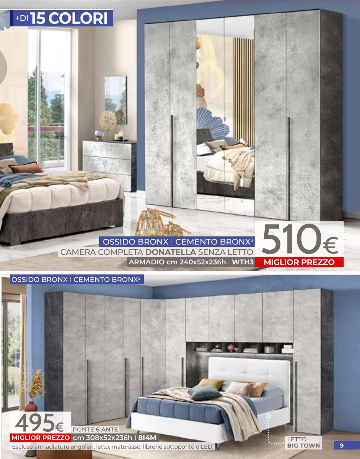 Pagina 9. del volantino Mondo Convenienza - Speciale Camere