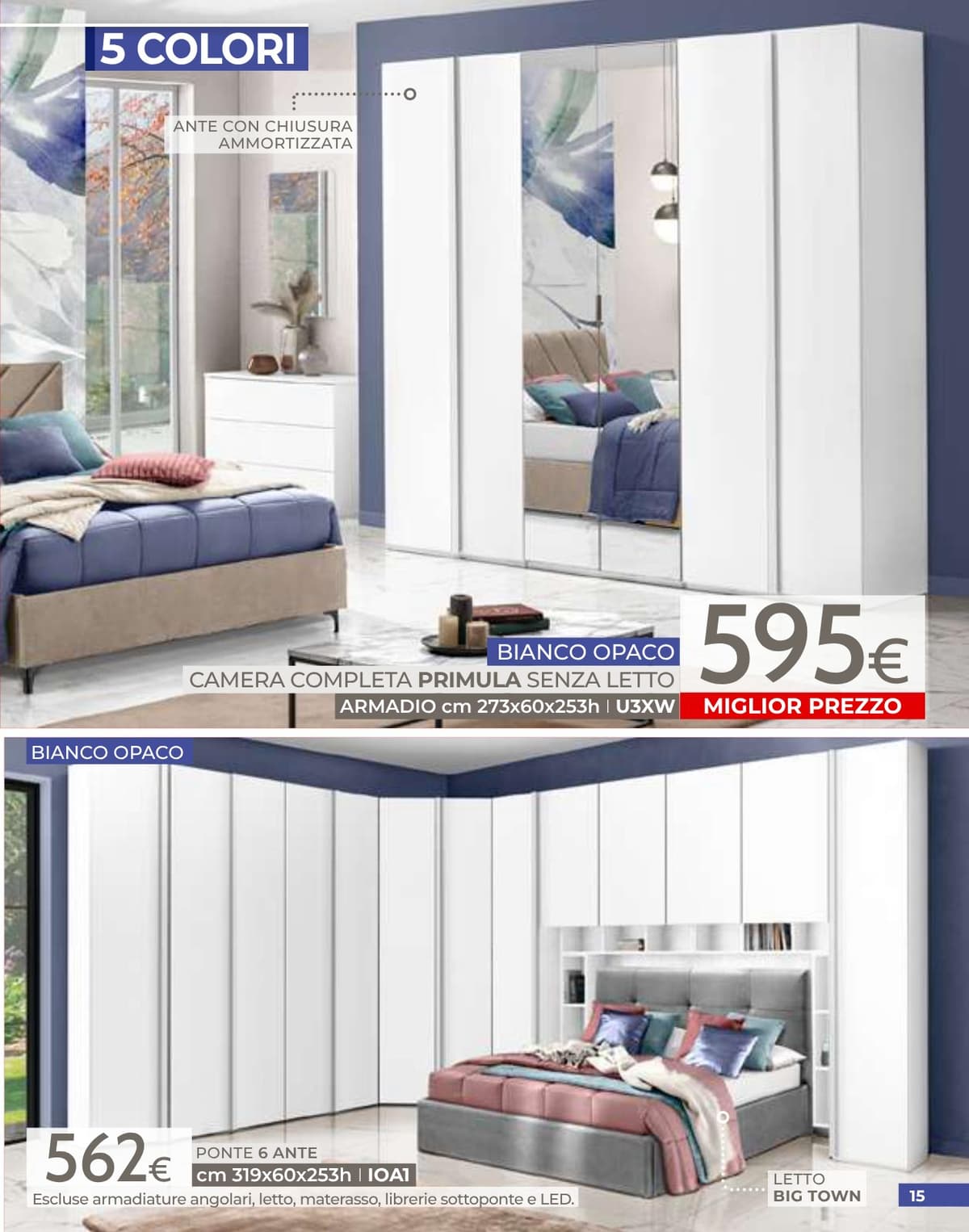 Pagina 15. del volantino Mondo Convenienza - Speciale Camere