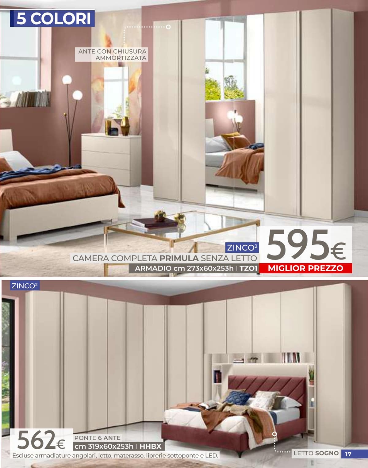 Pagina 17. del volantino Mondo Convenienza - Speciale Camere dal 14/07/2026