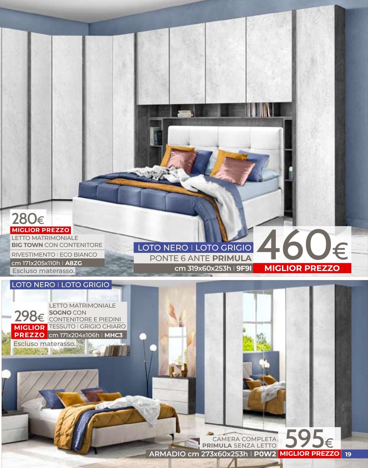 Pagina 19. del volantino Mondo Convenienza - Speciale Camere dal 14/07/2026