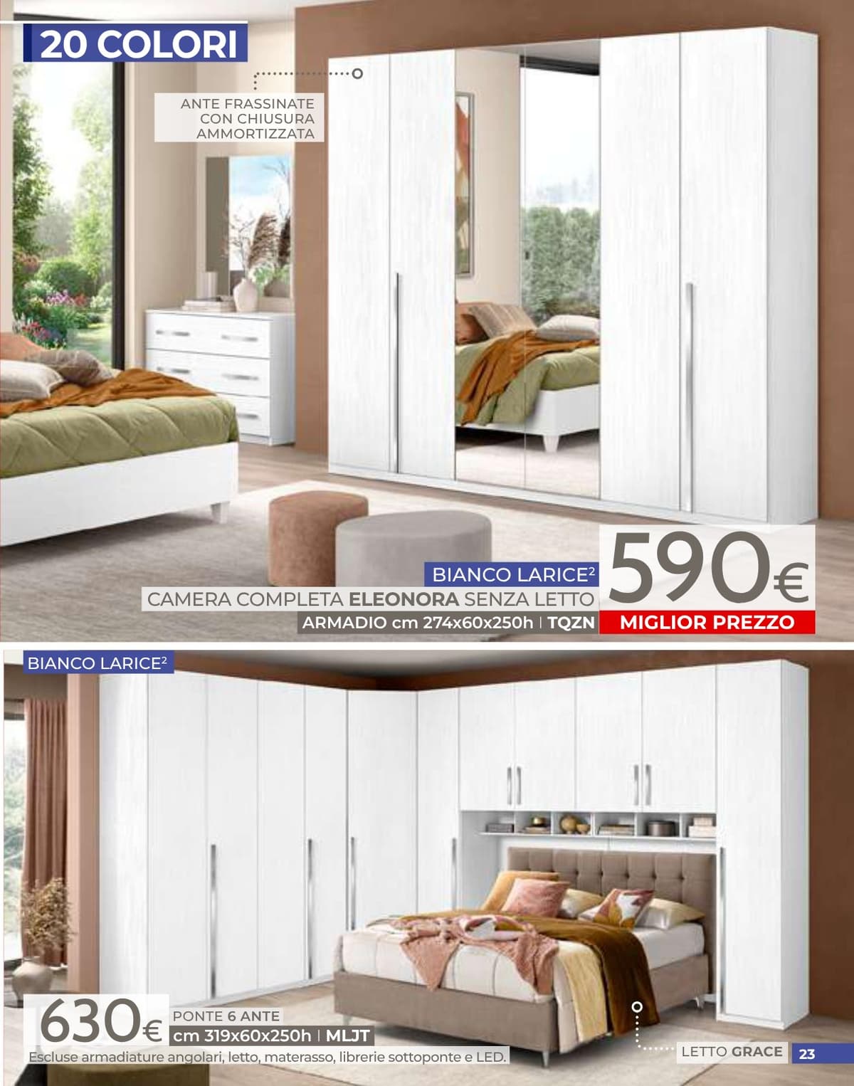 Pagina 23. del volantino Mondo Convenienza - Speciale Camere dal 14/07/2026