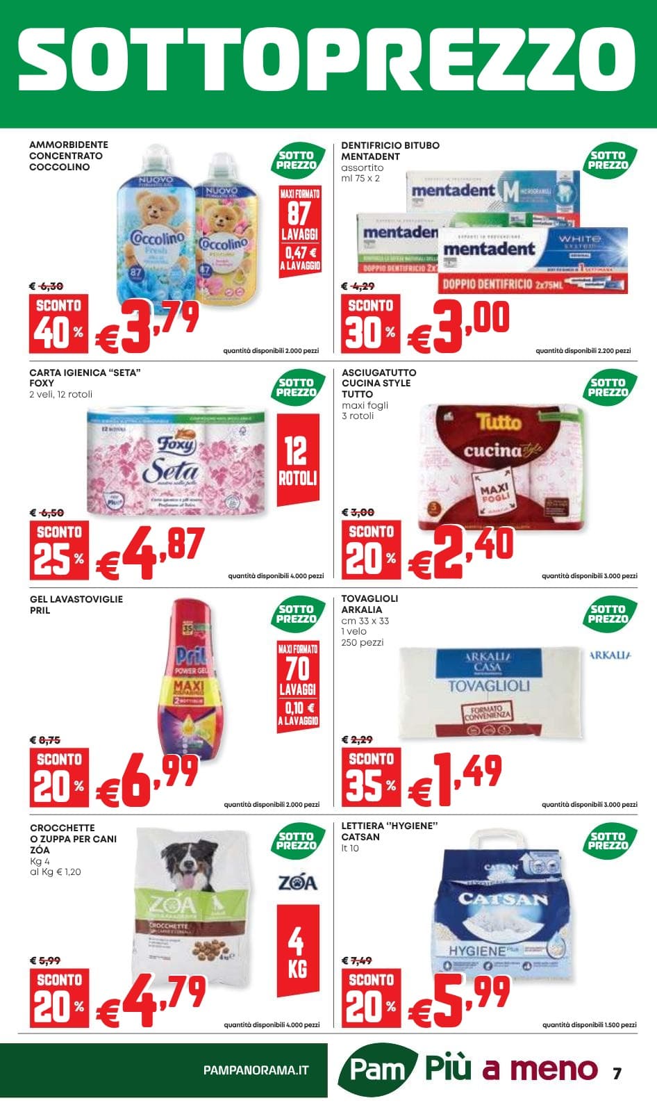 Pagina 7. del volantino Panorama - Sotto Prezzo dal 14/07/2026