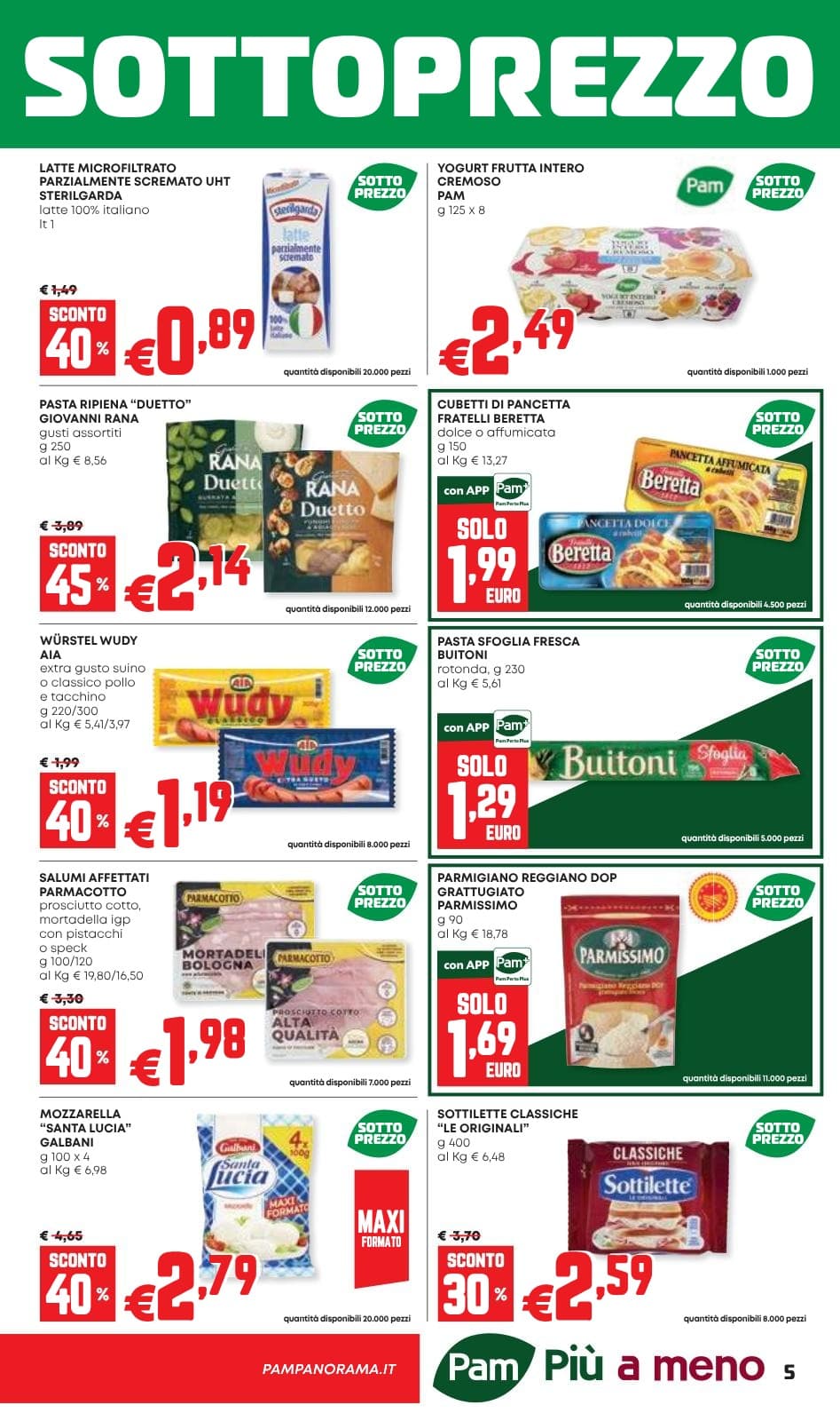 Pagina 5. del volantino Panorama - Sotto Prezzo