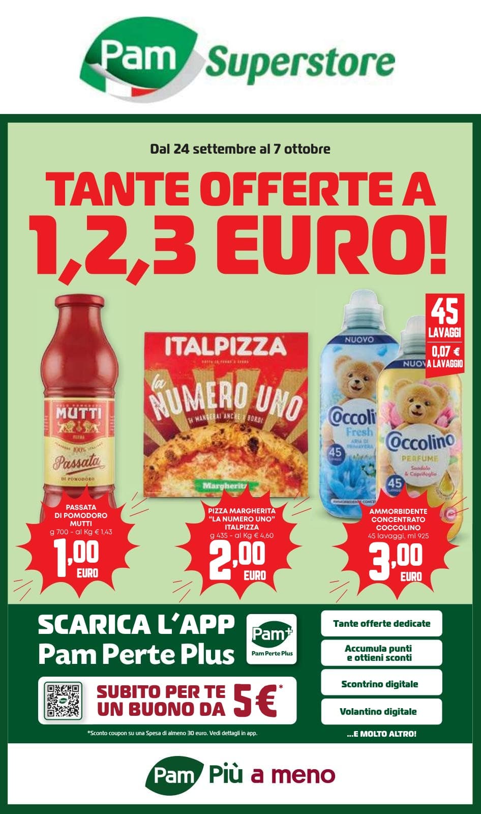 Copertina del volantino Panorama Tante Offerte A 1€ 2€ 3€