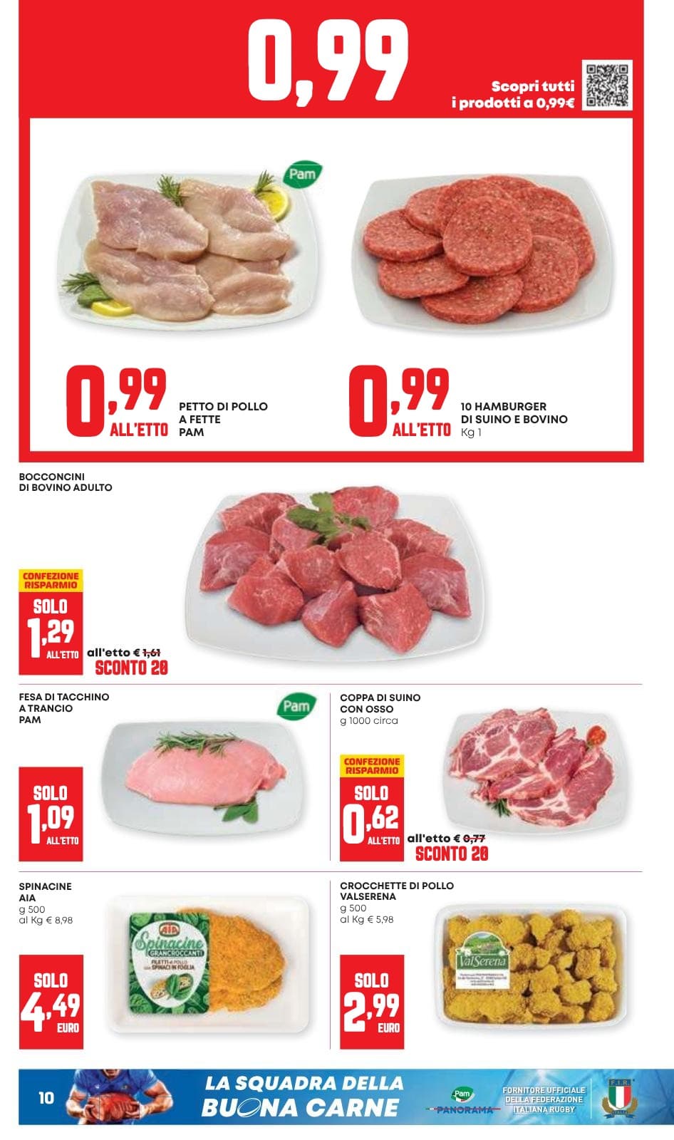 Pagina 10. del volantino Panorama - Tante Offerte A 1€ 2€ 3€