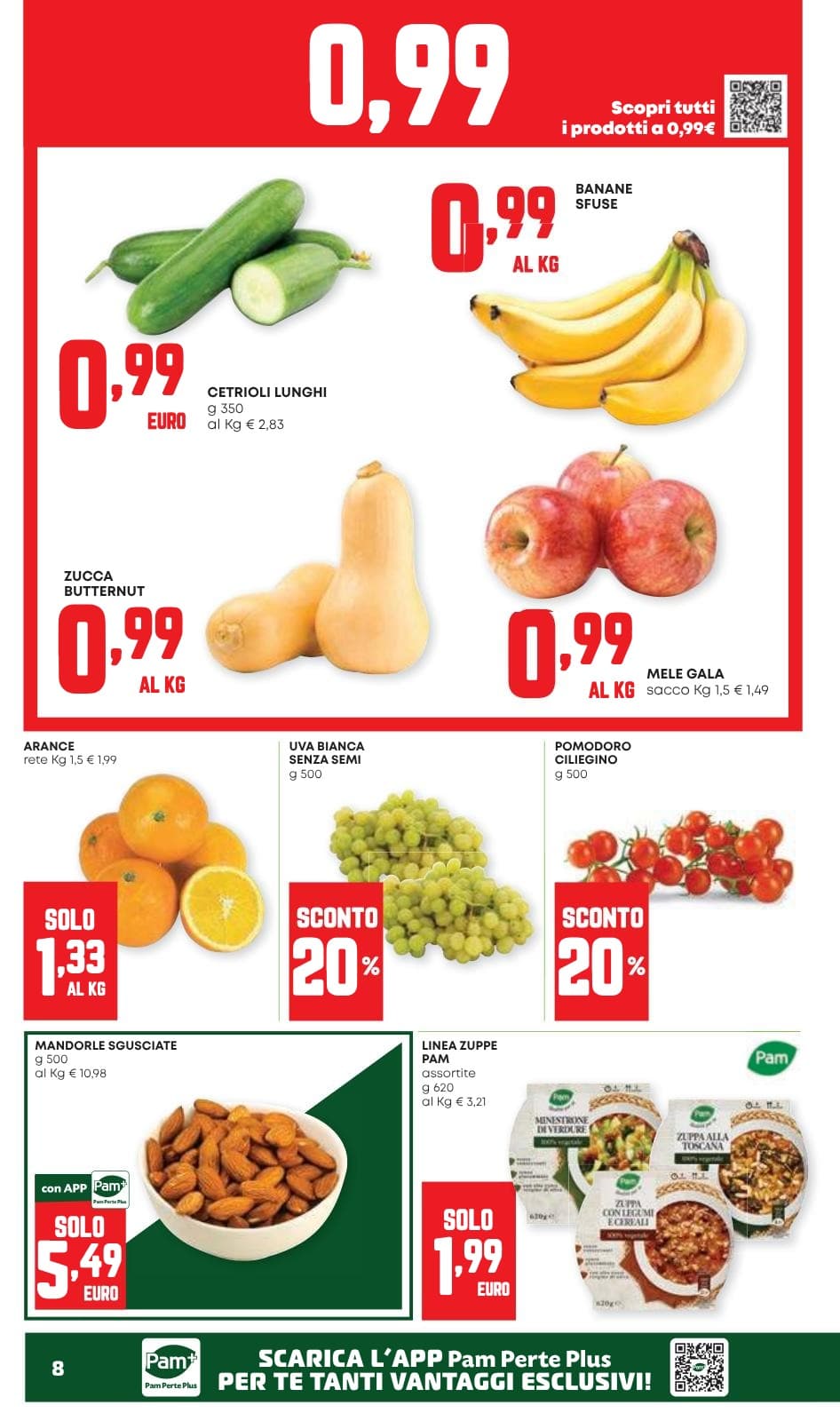 Pagina 8. del volantino Panorama - Tante Offerte A 1€ 2€ 3€