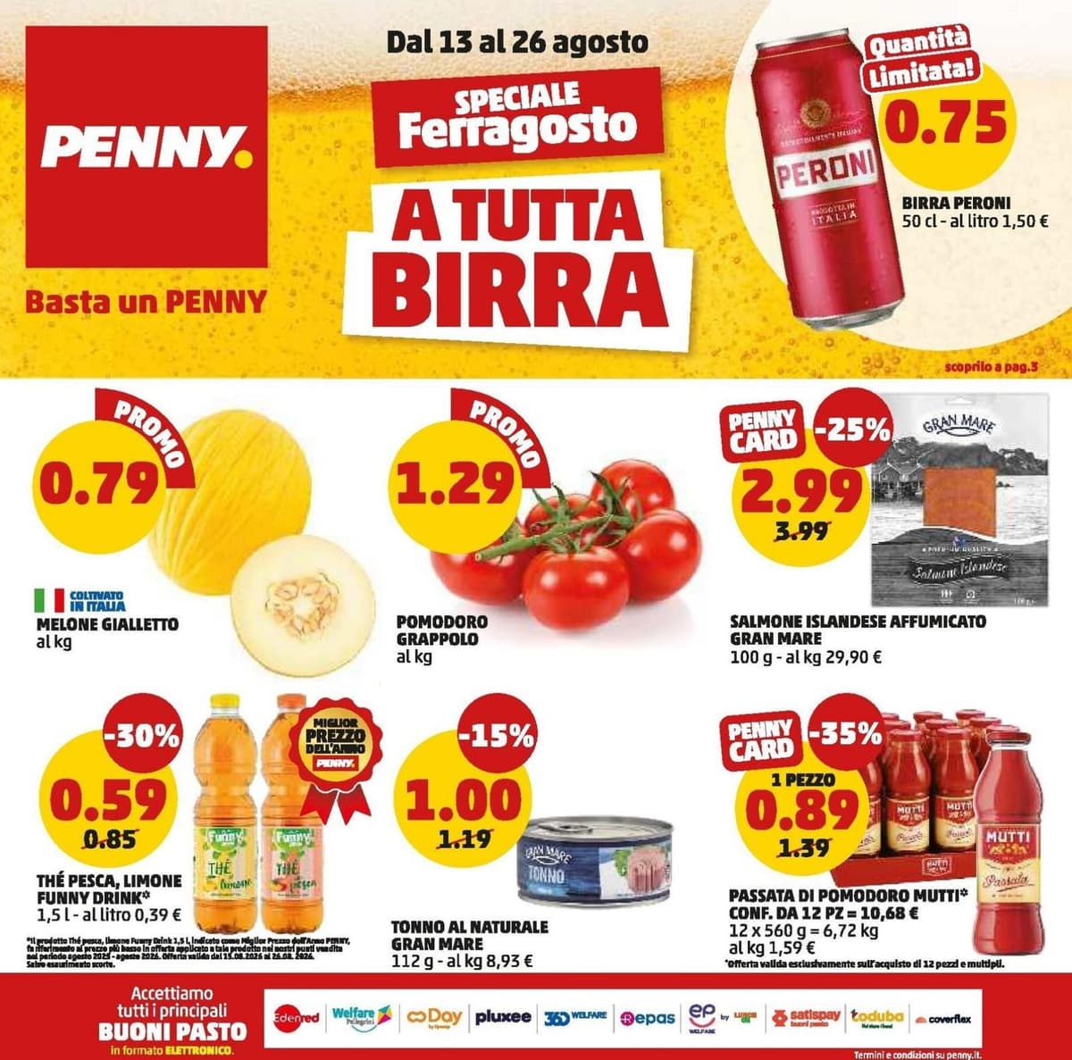 Pagina 1. del volantino Penny - A Tutta Birra