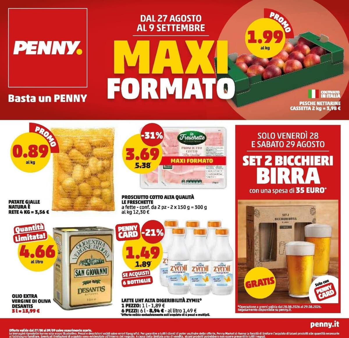 Volantino Penny del 27/08/2026 - Maxi Formato