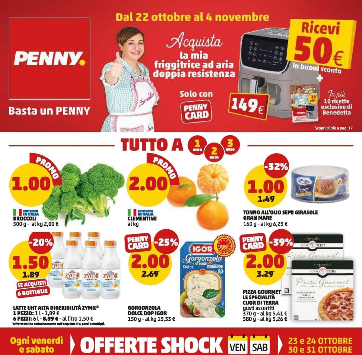 Copertina del volantino Penny Offerte Shock
