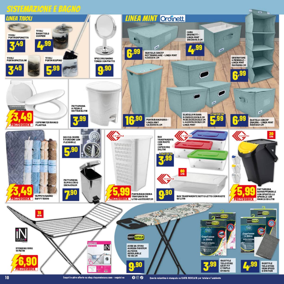 Pagina 10. del volantino Risparmio Casa - Prezzi Shock dal 13/06/2026
