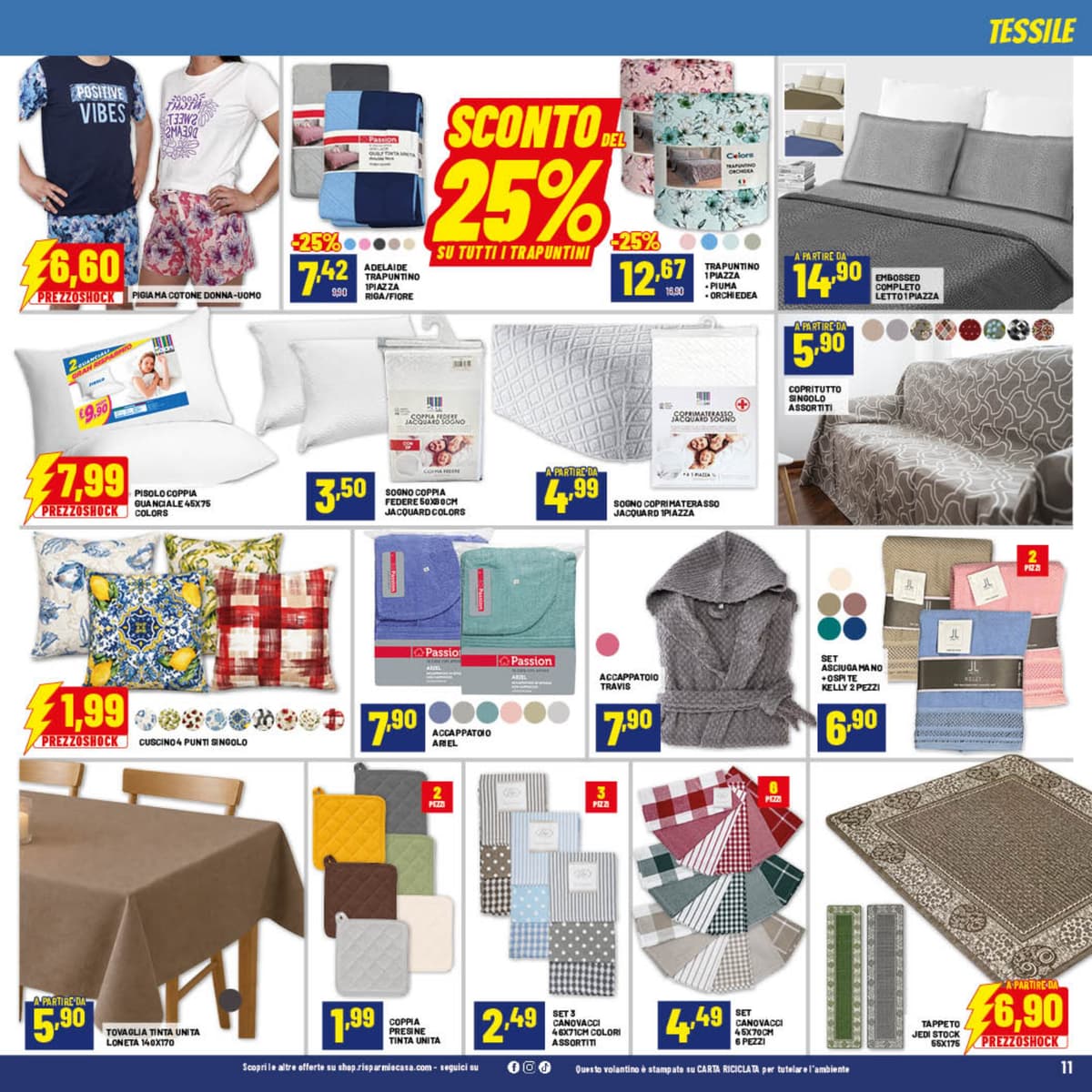 Pagina 11. del volantino Risparmio Casa - Prezzi Shock dal 13/06/2026