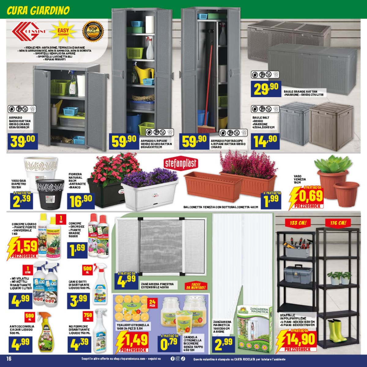 Pagina 16. del volantino Risparmio Casa - Prezzi Shock dal 13/06/2026
