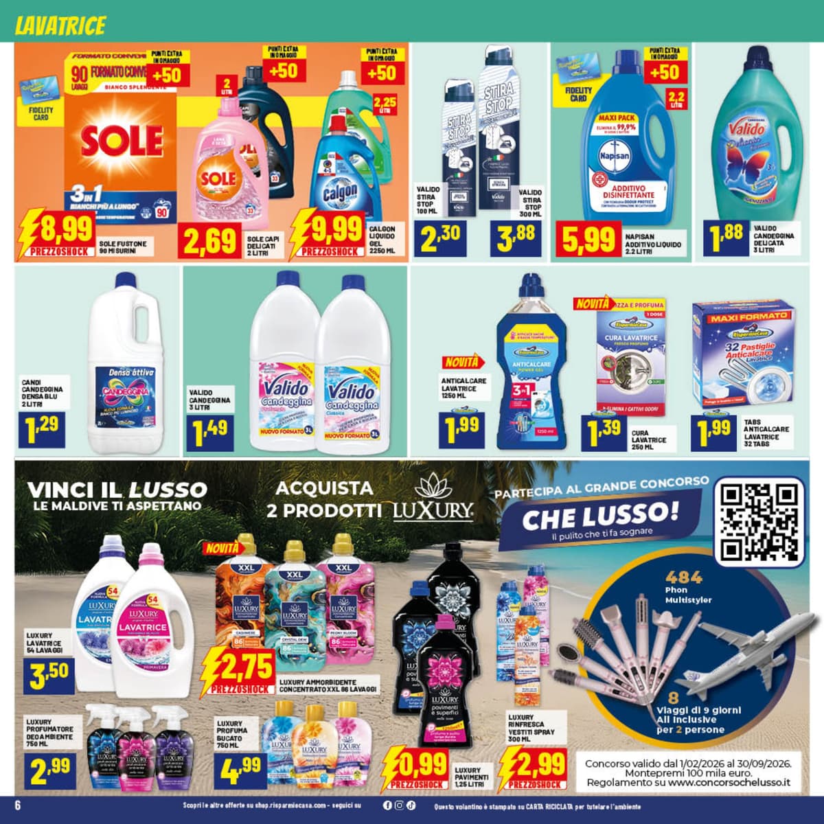 Pagina 6. del volantino Risparmio Casa - Prezzi Shock dal 13/06/2026