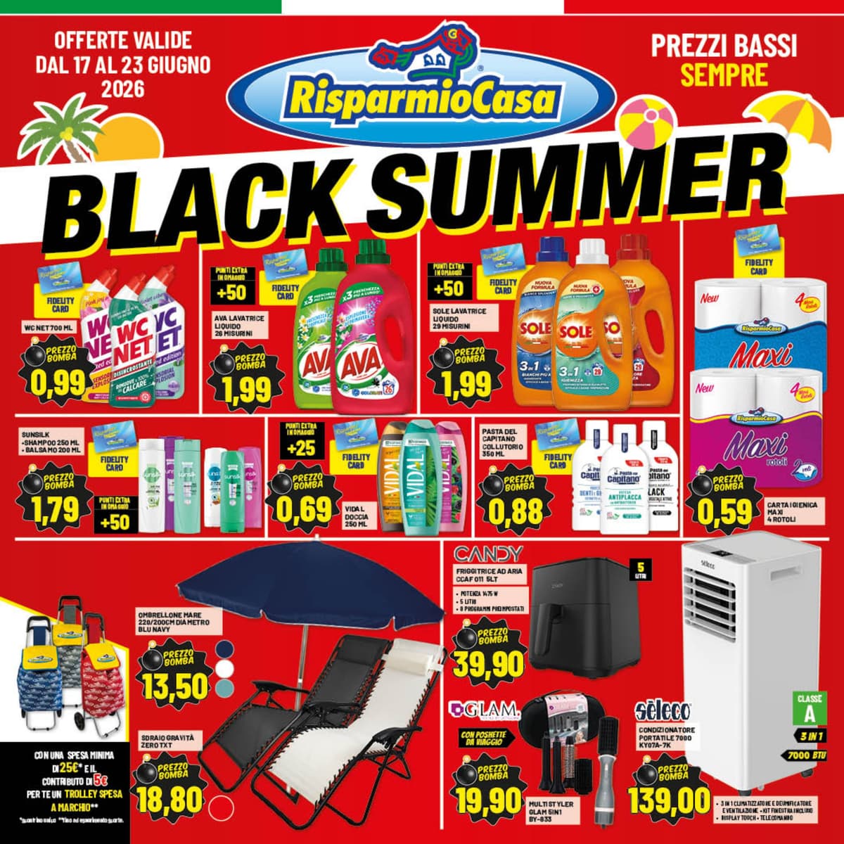 Pagina 1. del volantino Risparmio Casa - Black Summer
