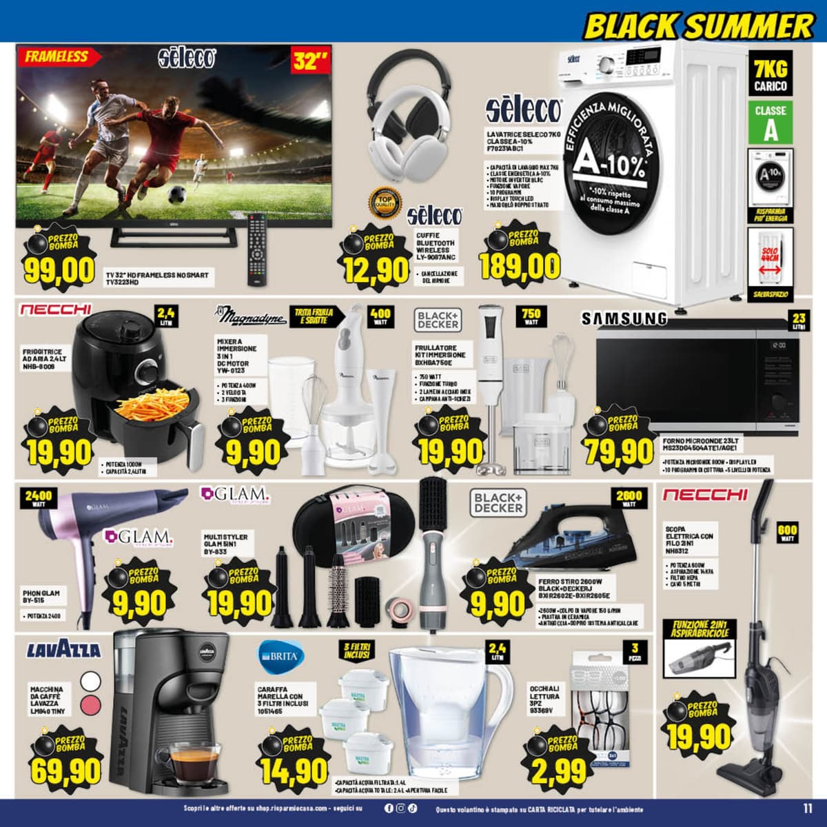Pagina 11. del volantino Risparmio Casa - Black Summer
