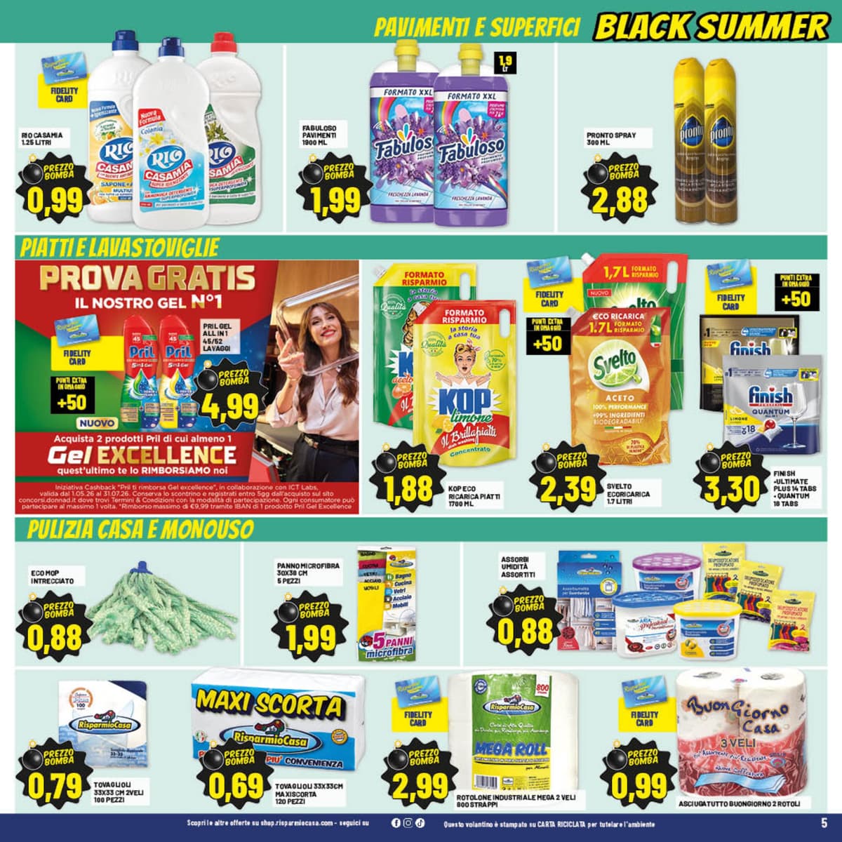 Pagina 5. del volantino Risparmio Casa - Black Summer