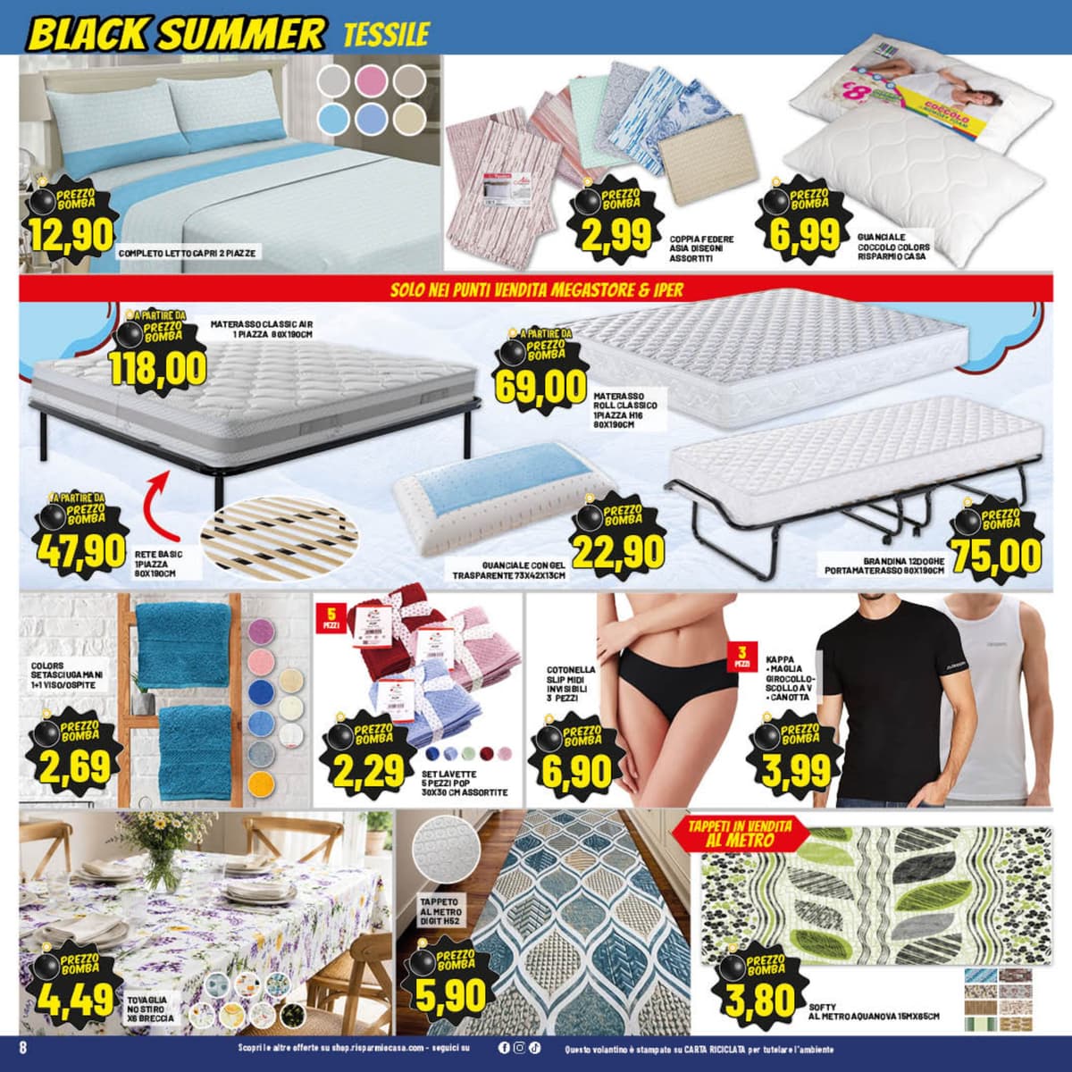 Pagina 8. del volantino Risparmio Casa - Black Summer