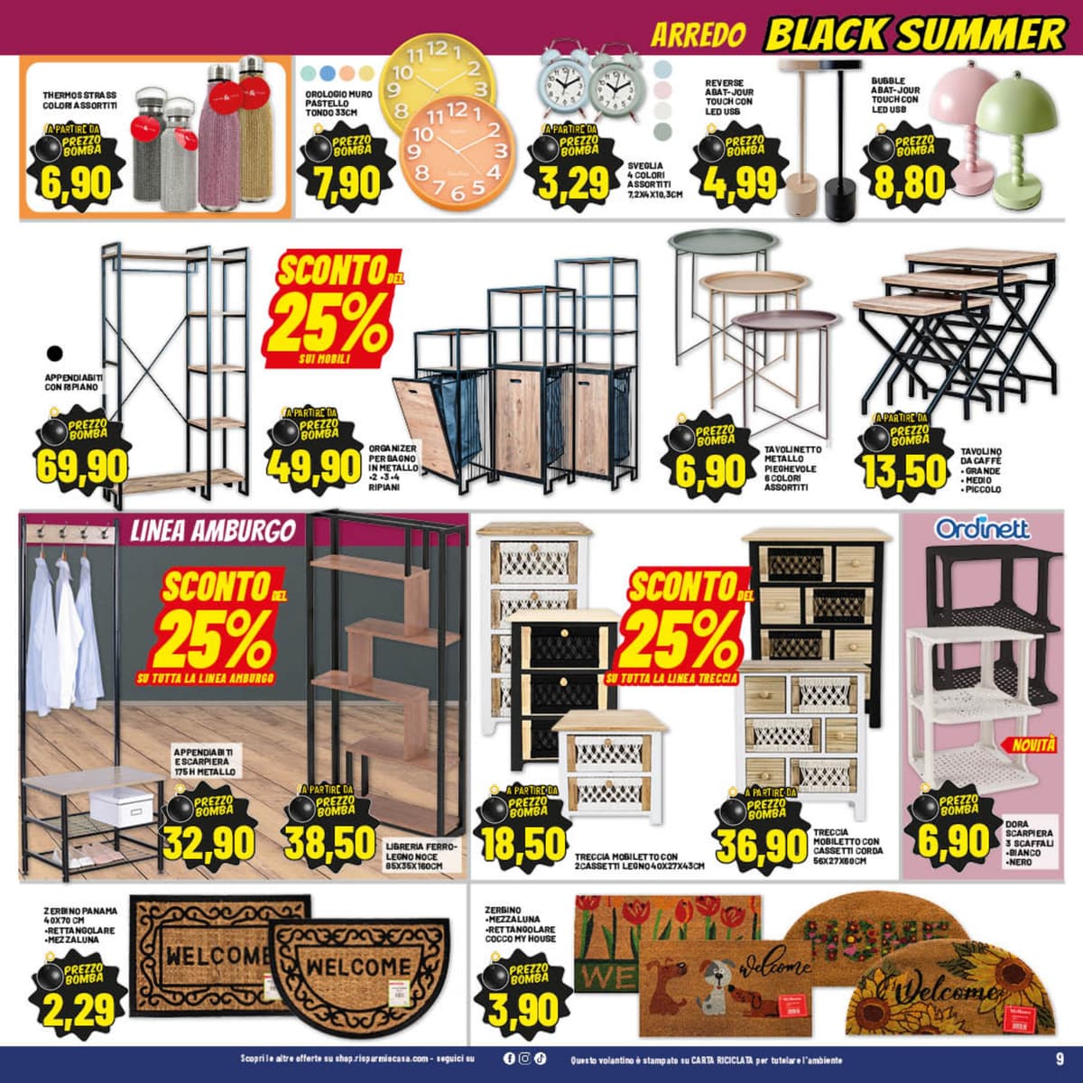 Pagina 9. del volantino Risparmio Casa - Black Summer