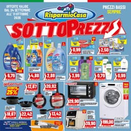 Pagina 1 del volantino Risparmio Casa Sotto Prezzi