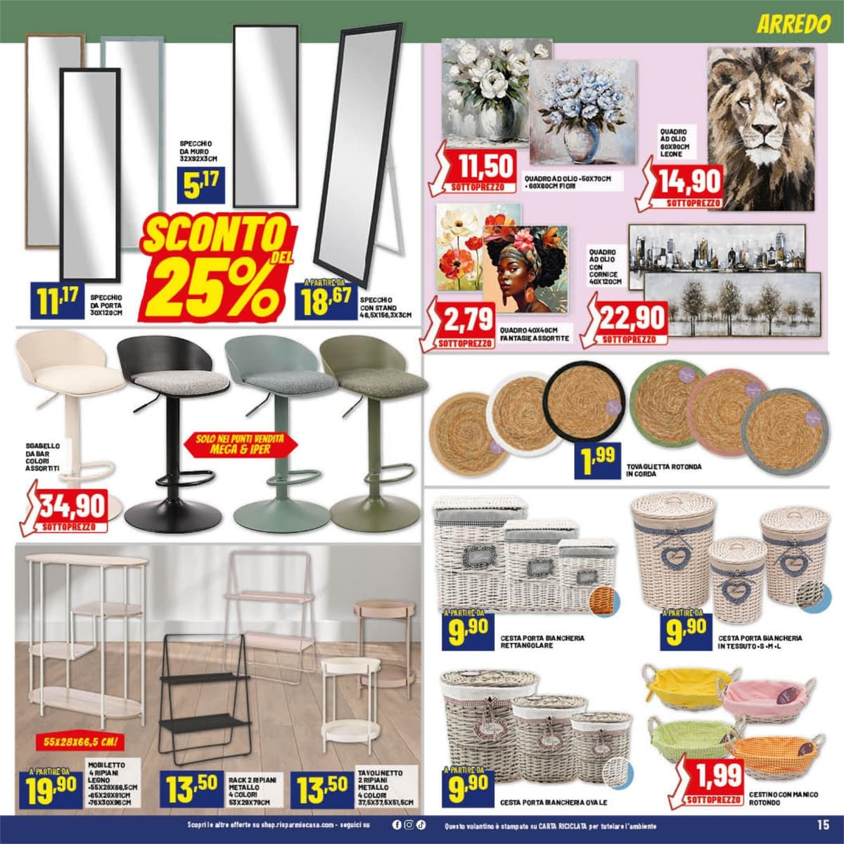 Pagina 15. del volantino Risparmio Casa - Sotto Prezzi