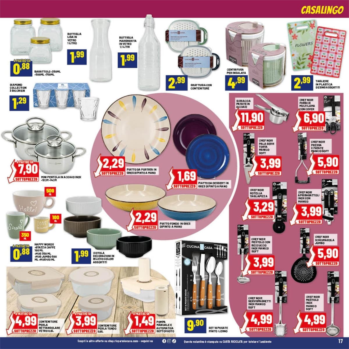 Pagina 17. del volantino Risparmio Casa - Sotto Prezzi