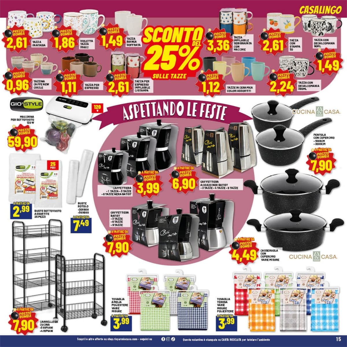 Pagina 15. del volantino Risparmio Casa - Prezzi Bassi, sempre!