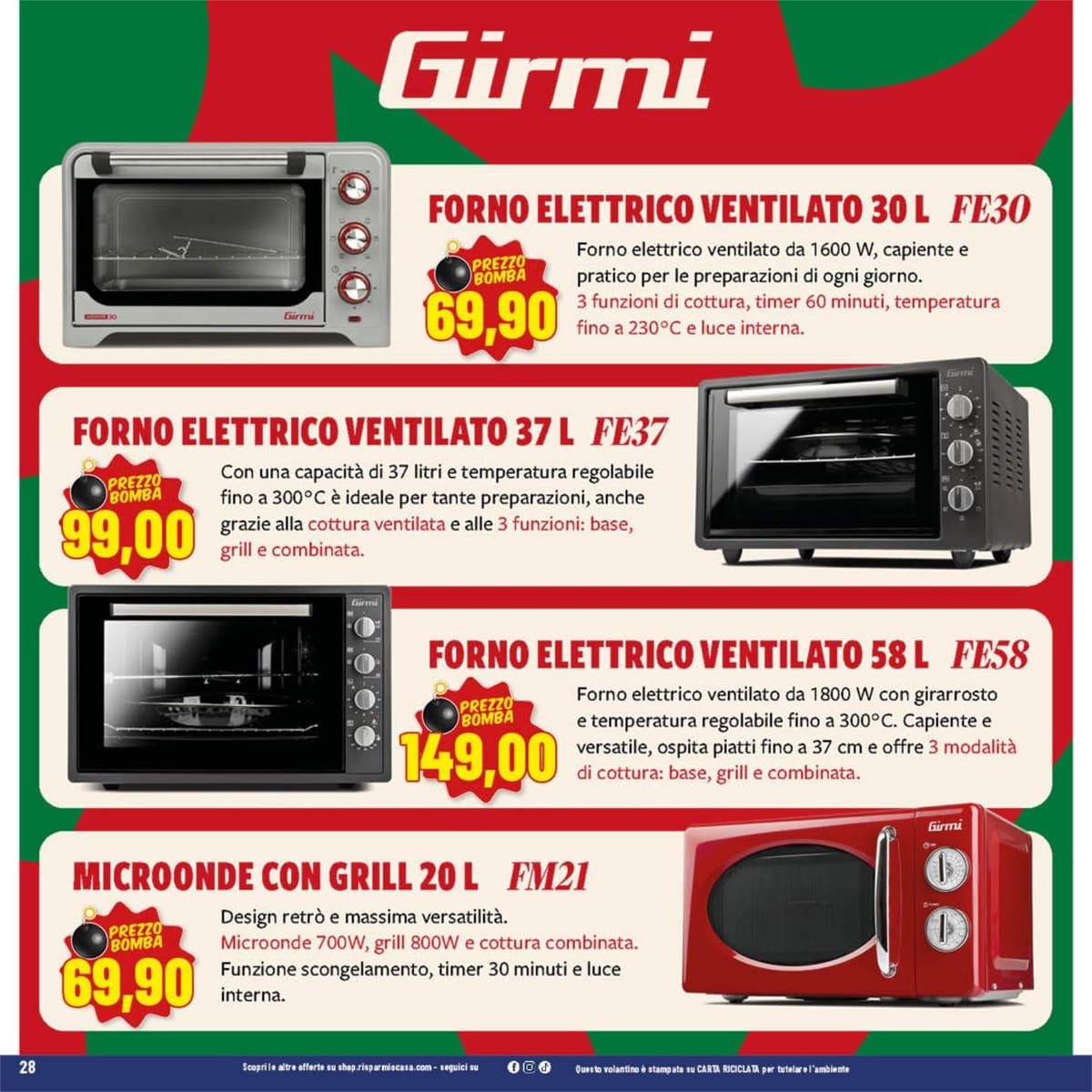 Pagina 28. del volantino Risparmio Casa - Prezzi Bassi, sempre!
