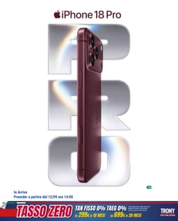 Pagina 20 del volantino Trony Il Meglio A Tasso Zero (Sardegna)