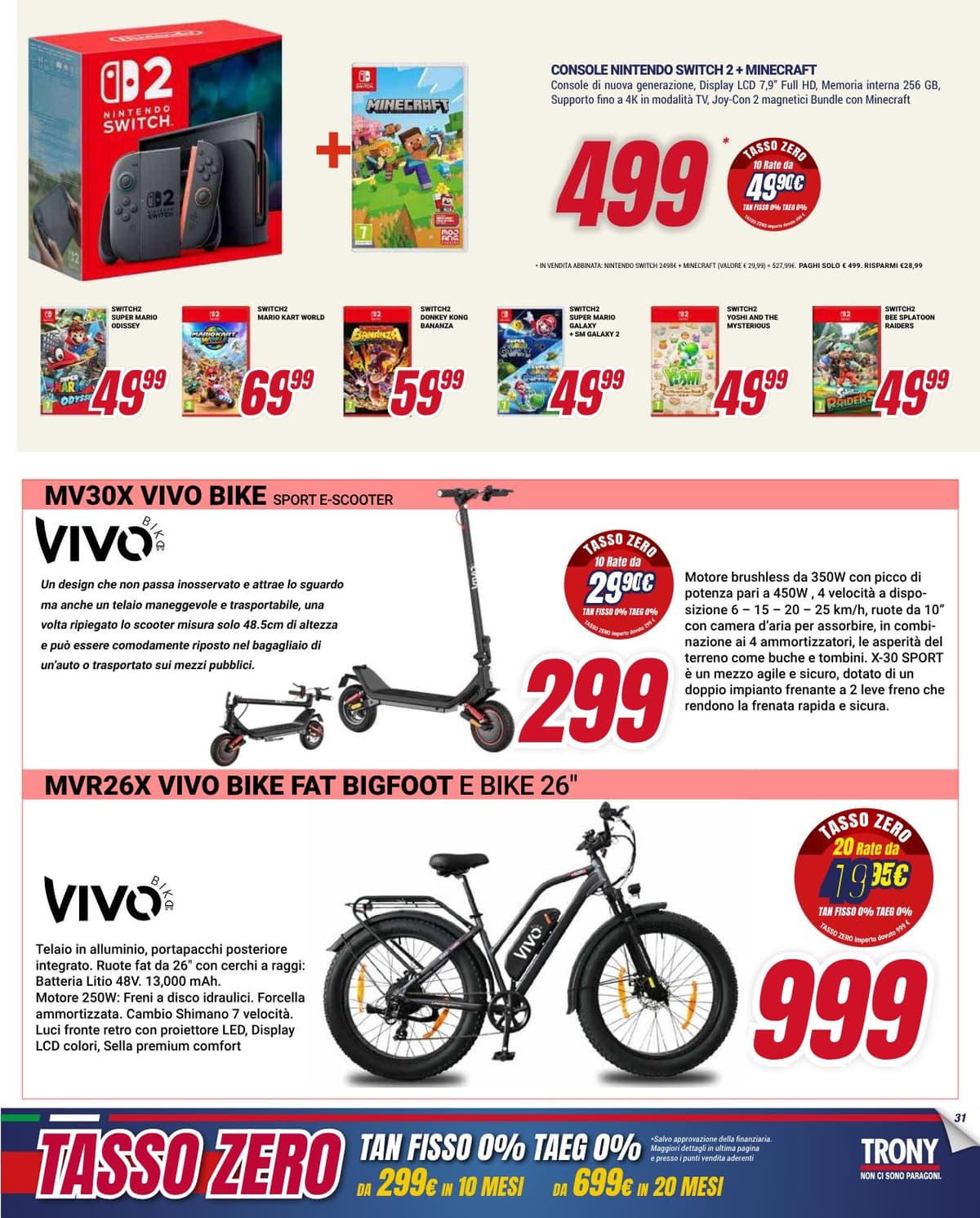 Pagina 31. del volantino Trony - Il Meglio A Tasso Zero (Sardegna)
