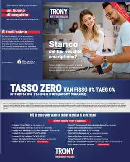 Pagina 42 del volantino Trony Il Meglio A Tasso Zero (Sardegna)