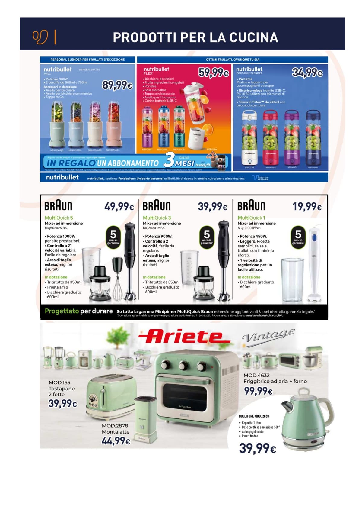 Pagina 6. del volantino Unieuro - Piccoli Elettrodomestici