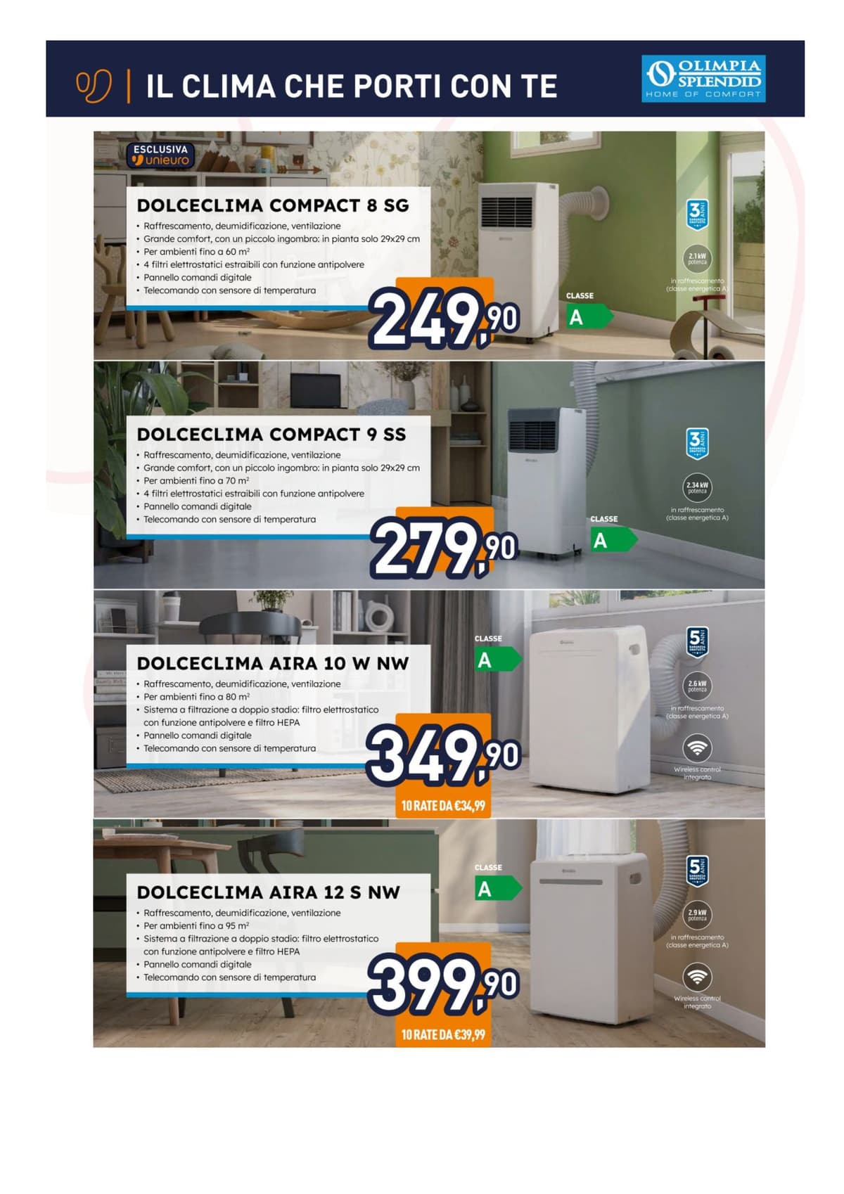 Pagina 14. del volantino Unieuro - Clima dal 13/06/2026