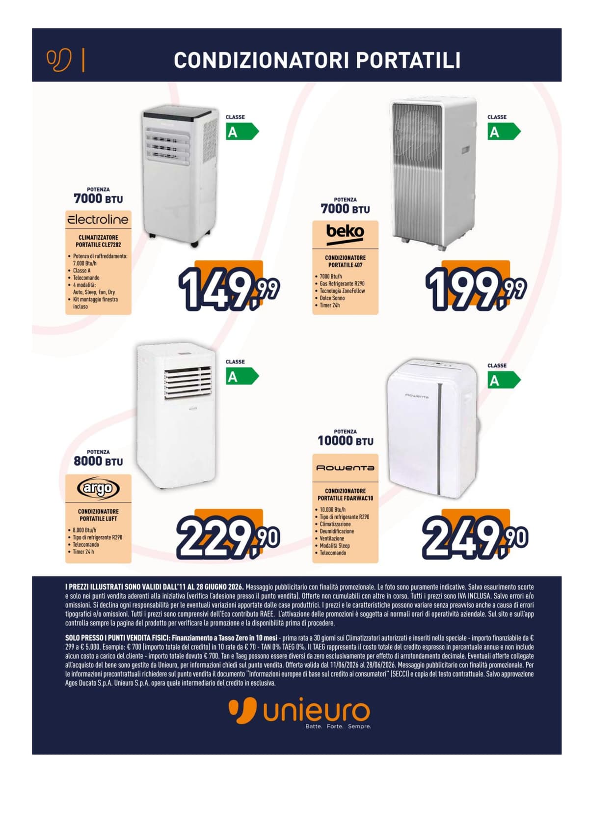 Pagina 16. del volantino Unieuro - Clima dal 13/06/2026