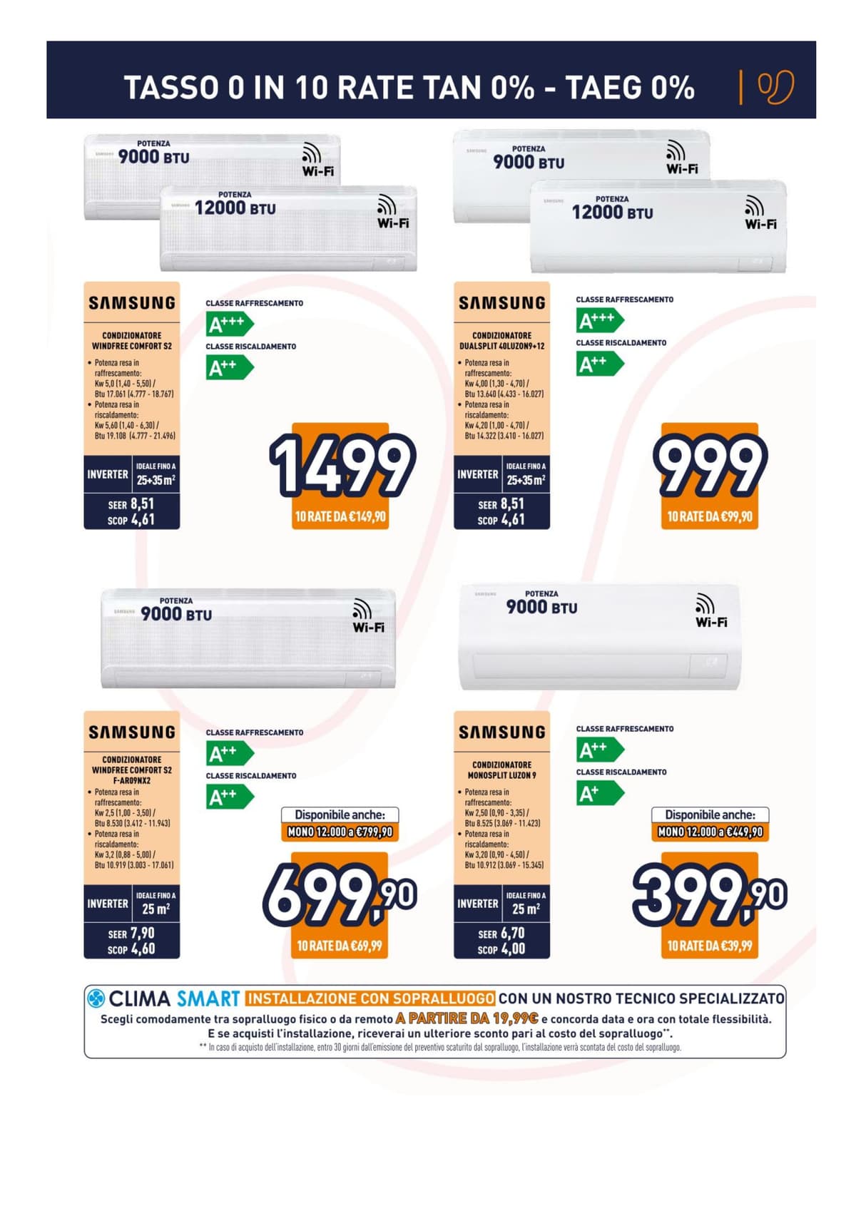 Pagina 7. del volantino Unieuro - Clima dal 13/06/2026