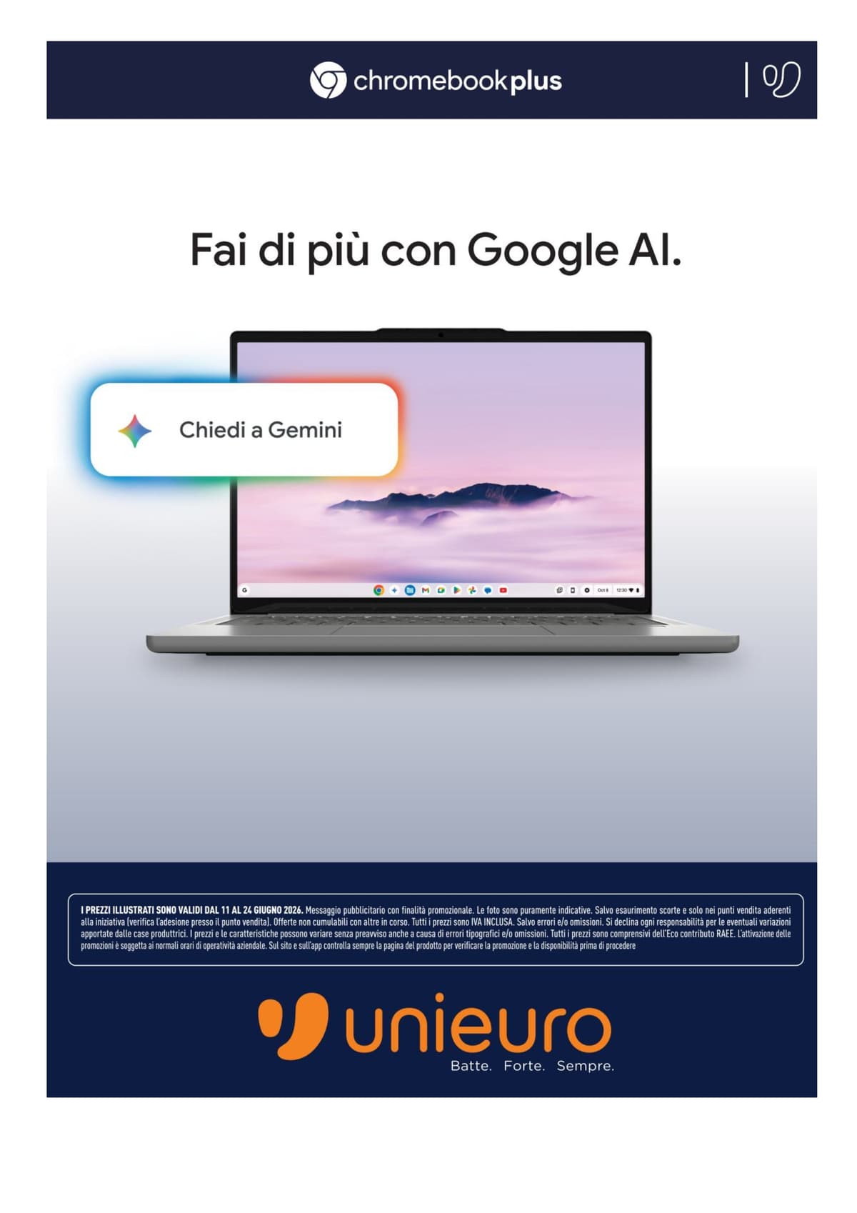 Pagina 8. del volantino Unieuro - Chromebook dal 13/06/2026