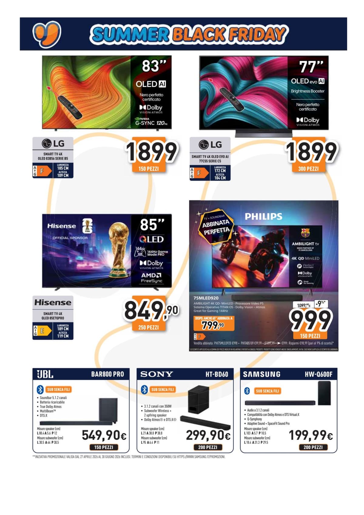 Pagina 2. del volantino Unieuro - Summer Black Friday dal 13/06/2026