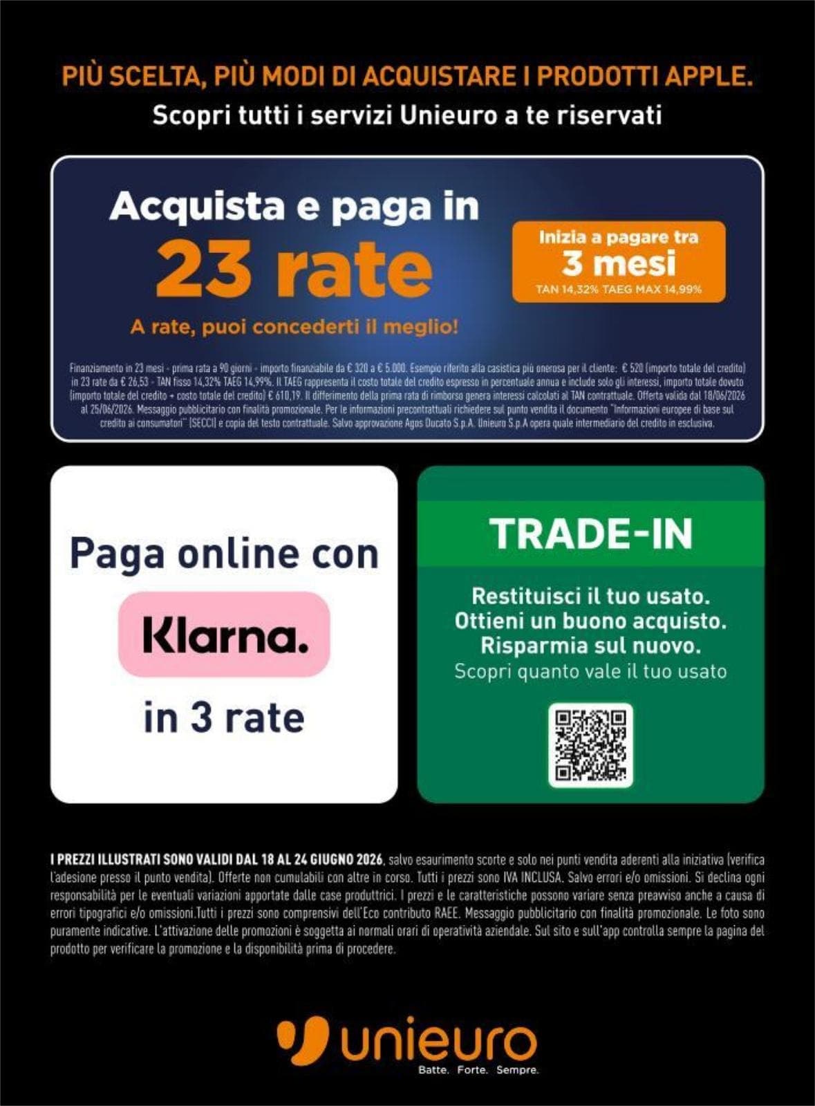 Pagina 15. del volantino Unieuro - Black Friday Apple dal 23/06/2026
