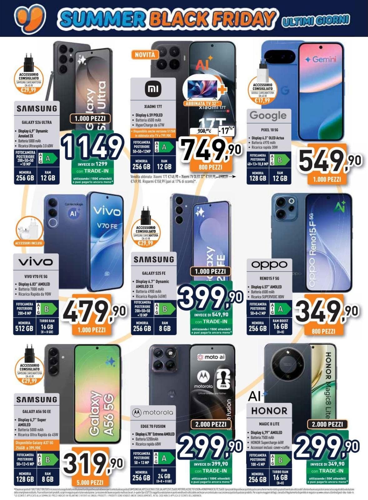 Pagina 7. del volantino Unieuro - Black Summer dal 14/07/2026