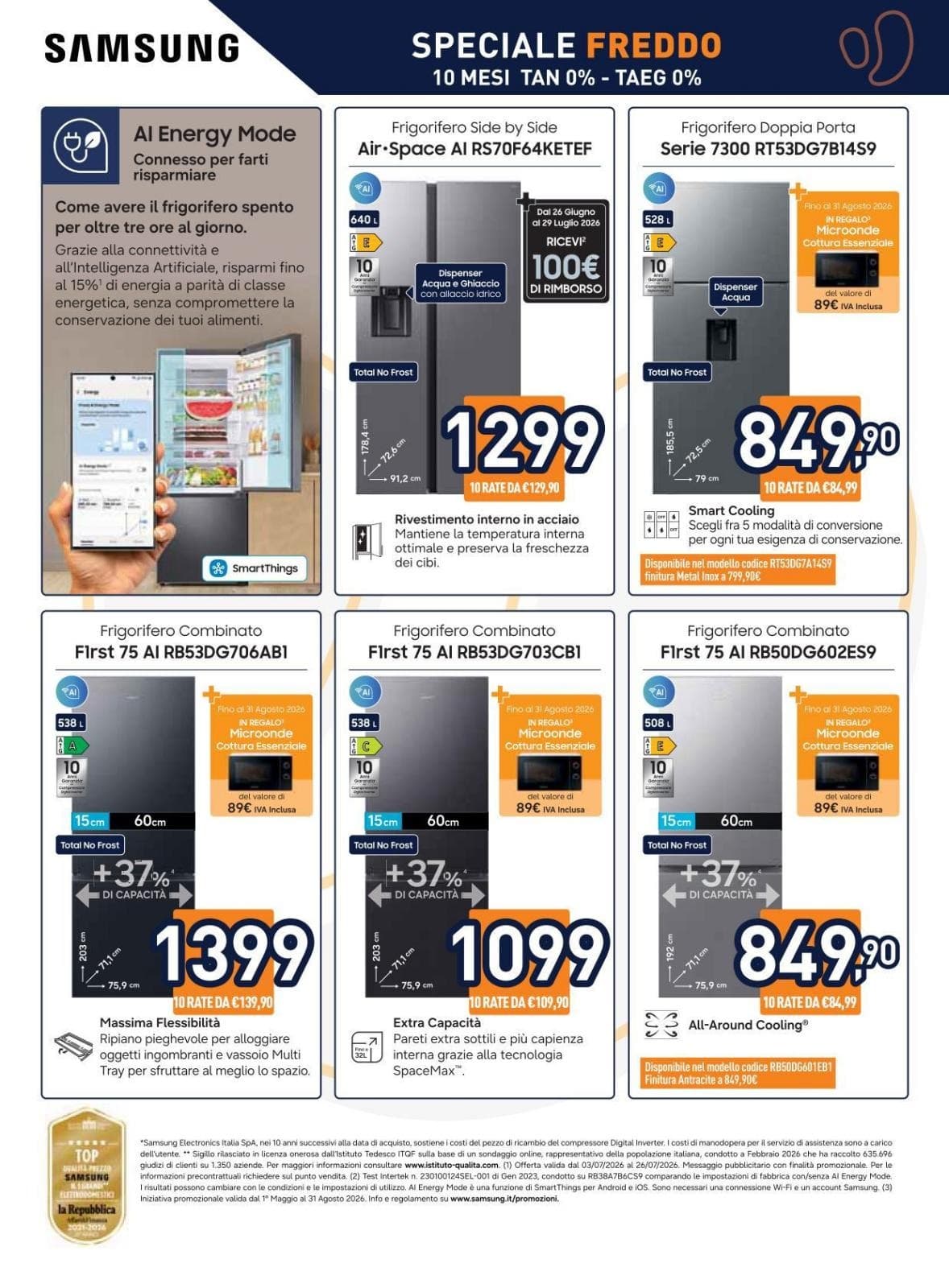 Pagina 5. del volantino Unieuro - Freddo dal 14/07/2026